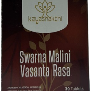 Swarna Malini Rasa With Gold (30 TABLETS)